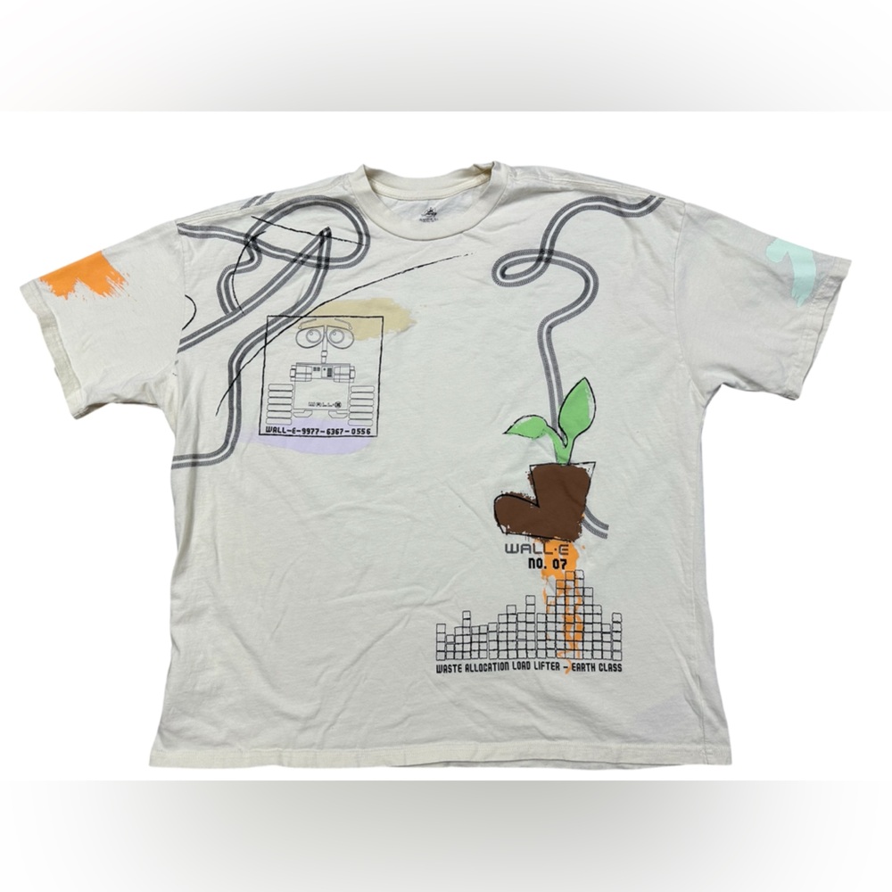 Disney Pixar Wall-E Graphic Shirt Adult L Relaxed Eva Boot Tee